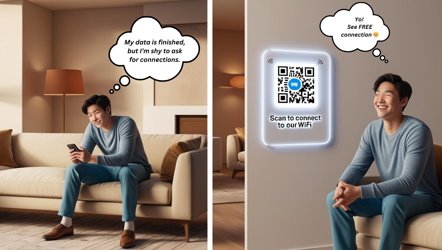 Why Guests Hate Asking for the WiFi Password (And How QR Codes Fix It Forever)